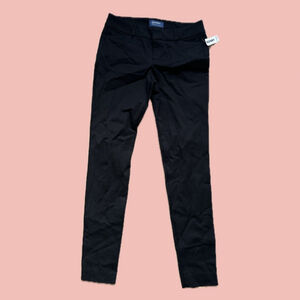 Old Navy Pixie Pants Black Mid Rise Slim Fit – Classic Workwear NWT
